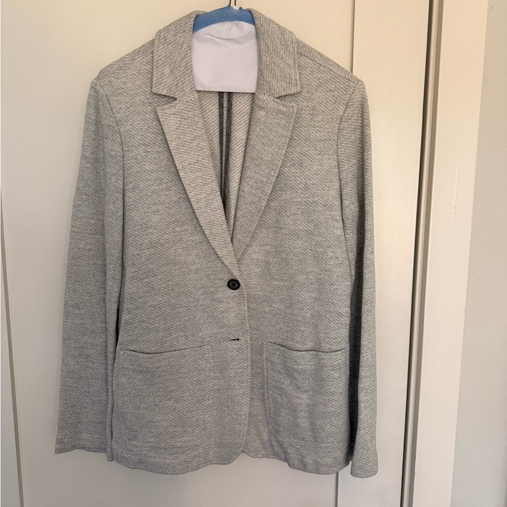 Gray Faherty Blazer With Pockets - image 1